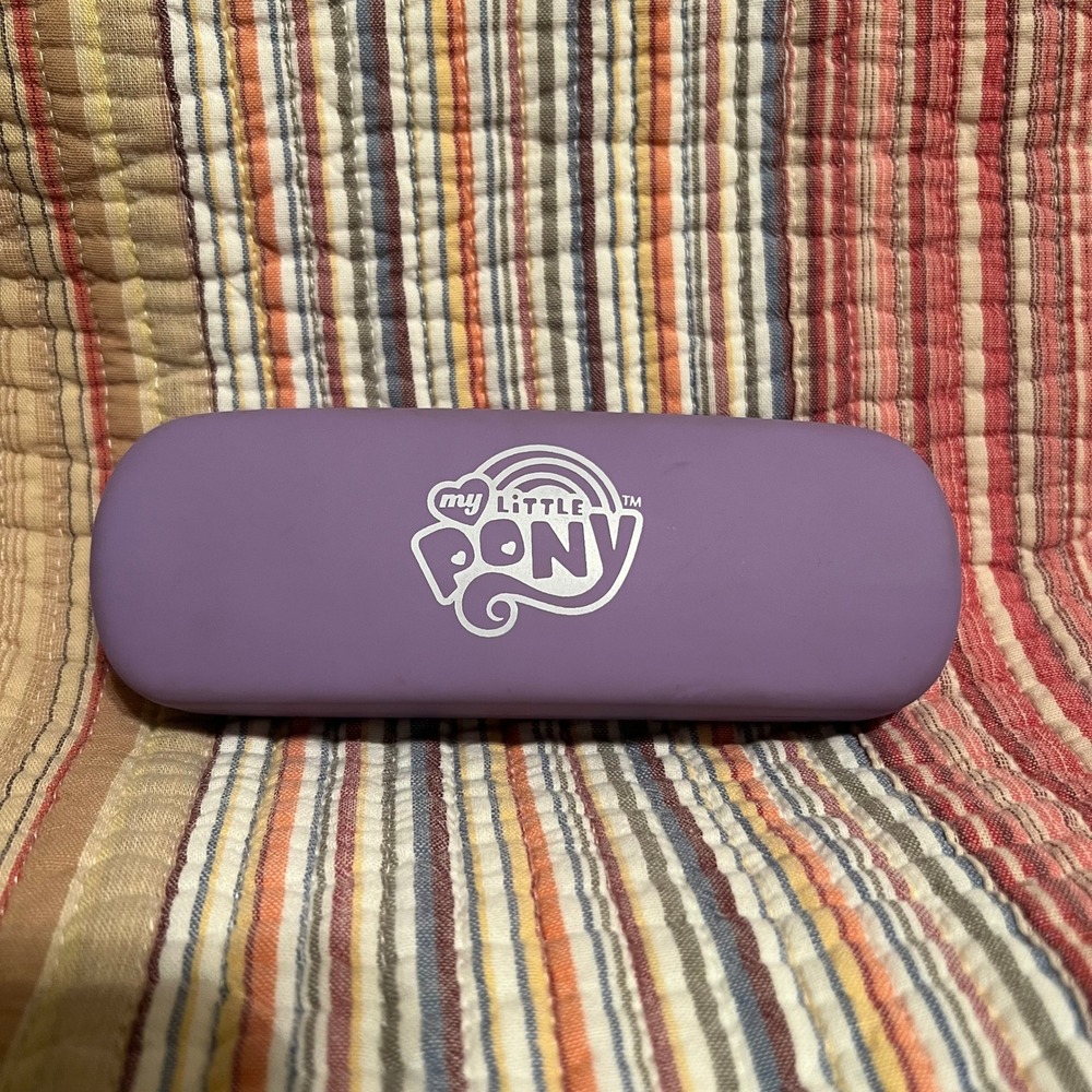 My‎ Little Pony Eyeglass Case Purple Hard Shell 2016 Kids Glasses Holder